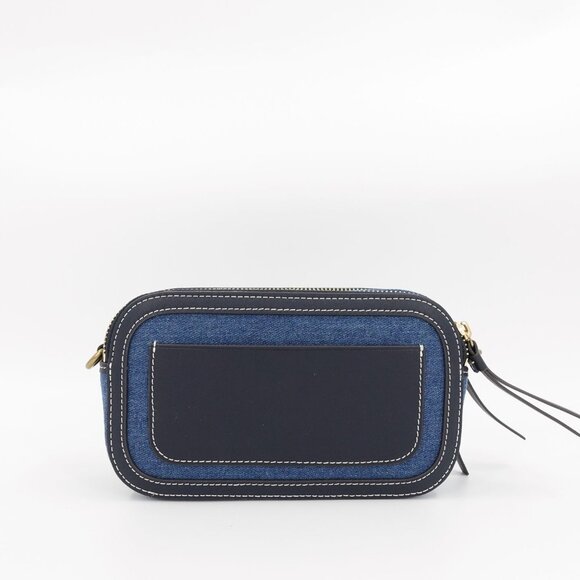 Tory Burch Miller Denim Mini Crossbody Bag Denim Multi OS - Picture 7 of 16